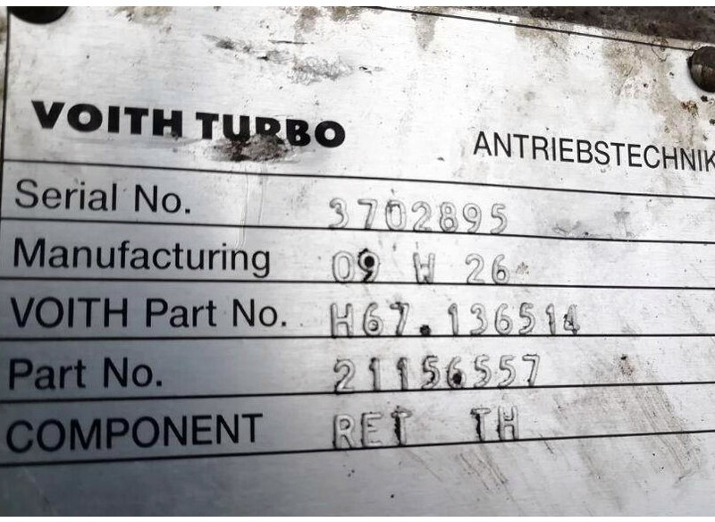Voith - Spare parts for Truck: picture 1 Voith - Spare parts for Truck: picture 1