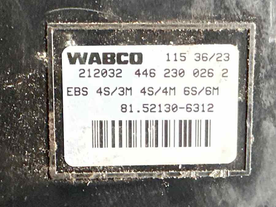 MAN FOOT BRAKE VALVE 81.52130-6312 - Brake valve for Truck: picture 3 MAN FOOT BRAKE VALVE 81.52130-6312 - Brake valve for Truck: picture 3