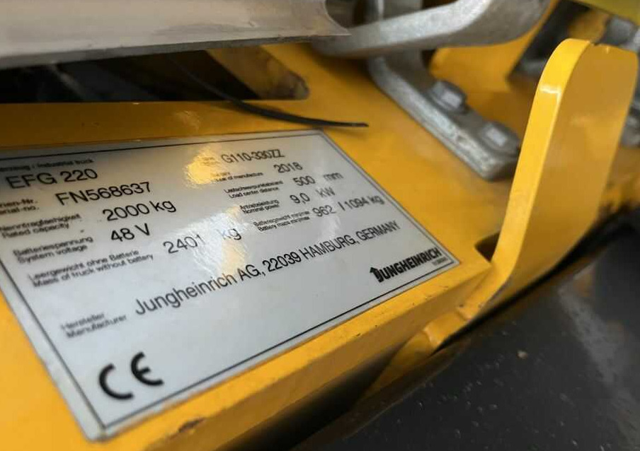 Jungheinrich EFG220 - Electric forklift: picture 4 Jungheinrich EFG220 - Electric forklift: picture 4