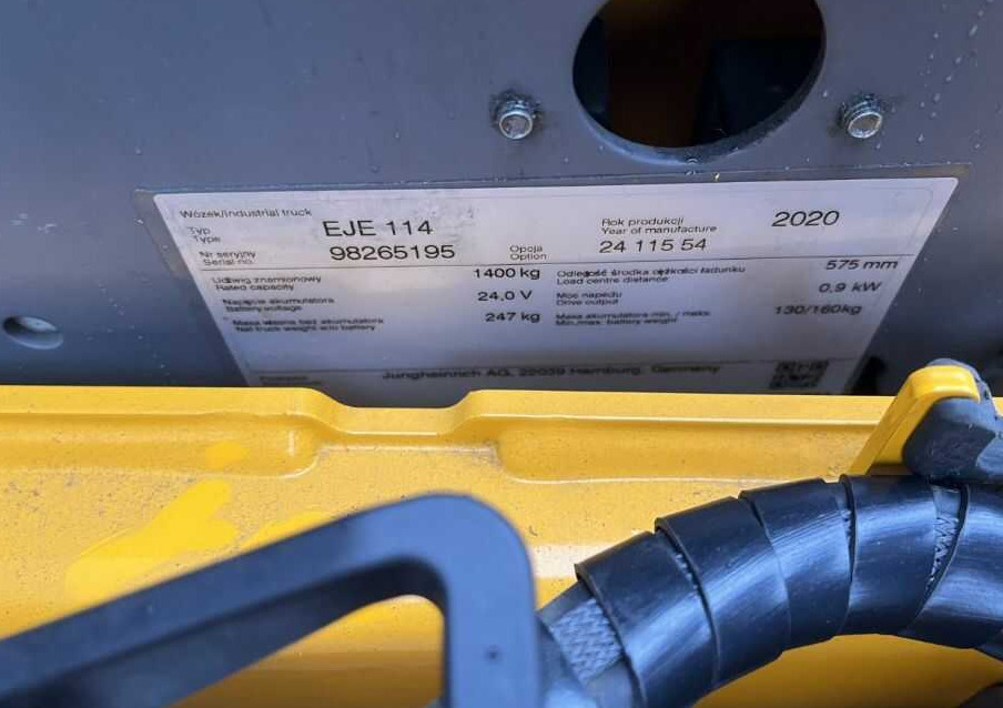 Jungheinrich EJE114 - Pallet truck: picture 4 Jungheinrich EJE114 - Pallet truck: picture 4