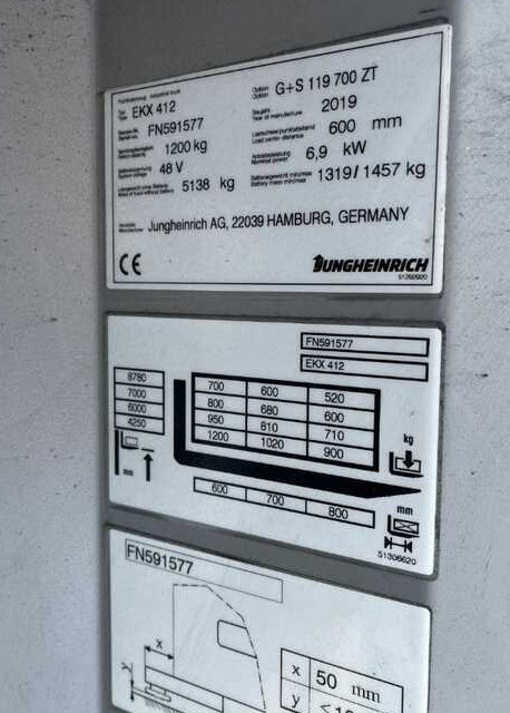 Jungheinrich EKX412 - Order picker: picture 4 Jungheinrich EKX412 - Order picker: picture 4