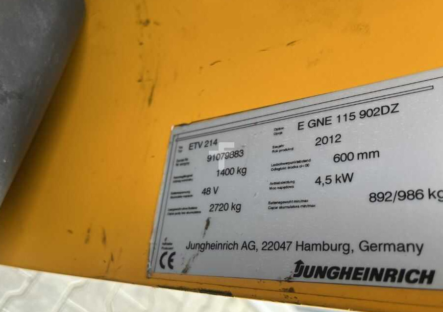 Jungheinrich ETV214 - Reach truck: picture 4 Jungheinrich ETV214 - Reach truck: picture 4