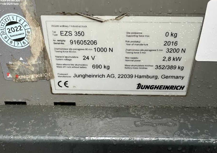 Jungheinrich EZS350 - Tow tractor: picture 4 Jungheinrich EZS350 - Tow tractor: picture 4