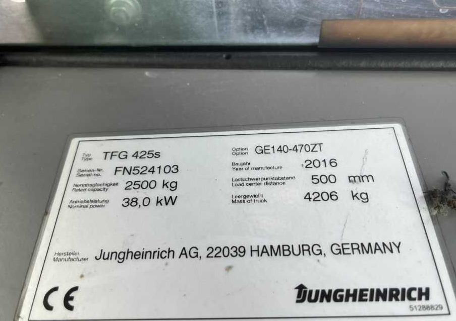 Jungheinrich TFG425s - LPG forklift: picture 4 Jungheinrich TFG425s - LPG forklift: picture 4