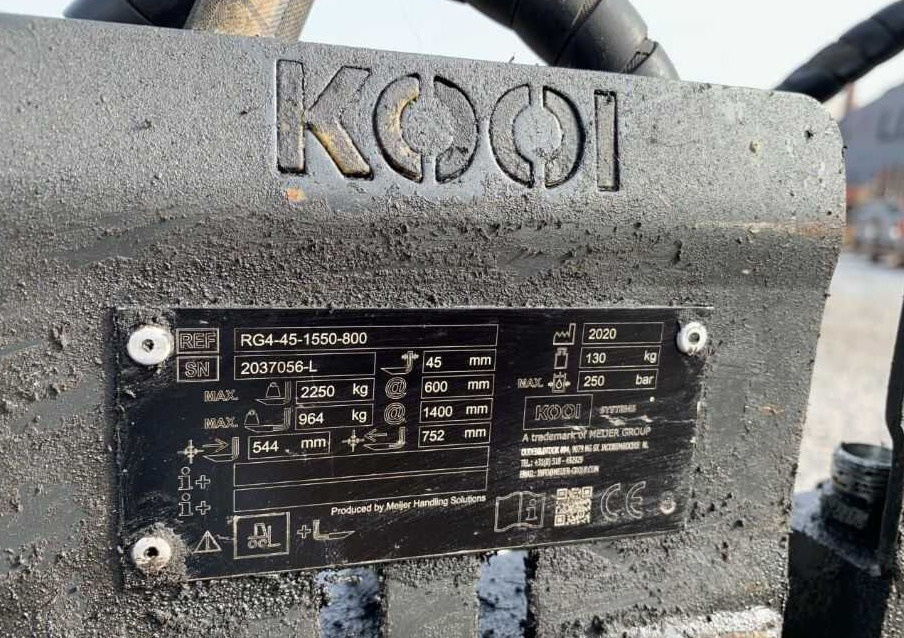 Kooi RG4-45-1550 - Boom for Material handling equipment: picture 3 Kooi RG4-45-1550 - Boom for Material handling equipment: picture 3