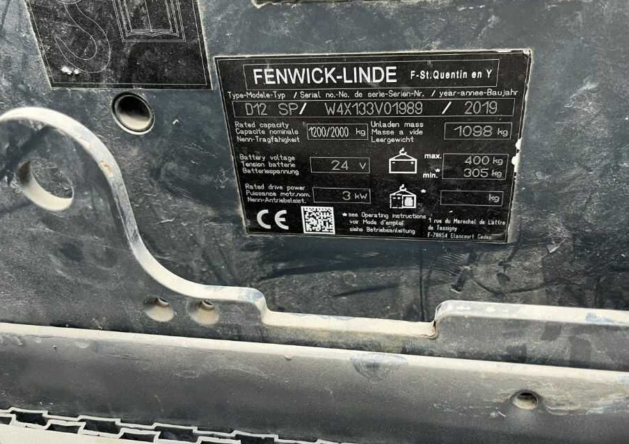 Linde D12SP - Stacker: picture 4 Linde D12SP - Stacker: picture 4