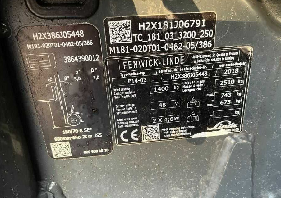 Linde E14-02 - Electric forklift: picture 4 Linde E14-02 - Electric forklift: picture 4