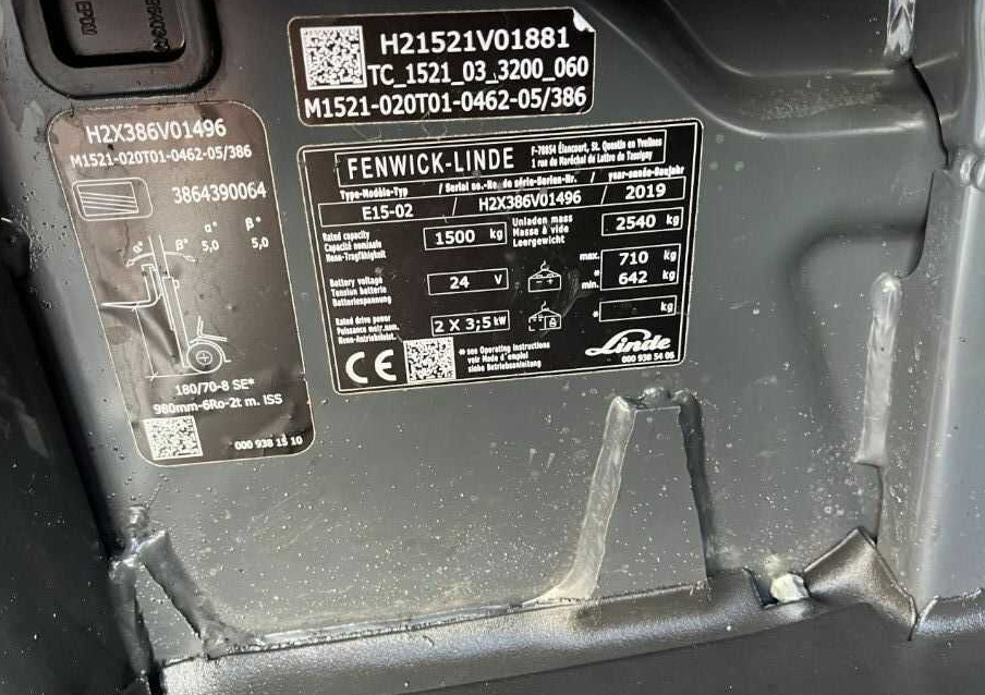 Linde E15-02 - Electric forklift: picture 4 Linde E15-02 - Electric forklift: picture 4