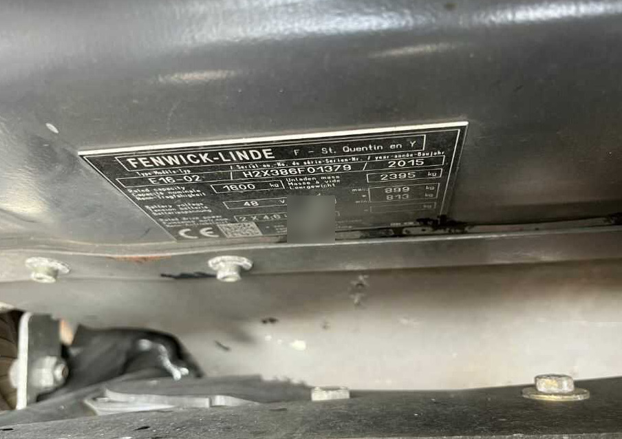 Linde E16-02 - Electric forklift: picture 4 Linde E16-02 - Electric forklift: picture 4