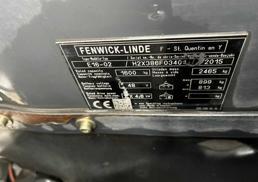 Linde E16-02 - Electric forklift: picture 2 Linde E16-02 - Electric forklift: picture 2