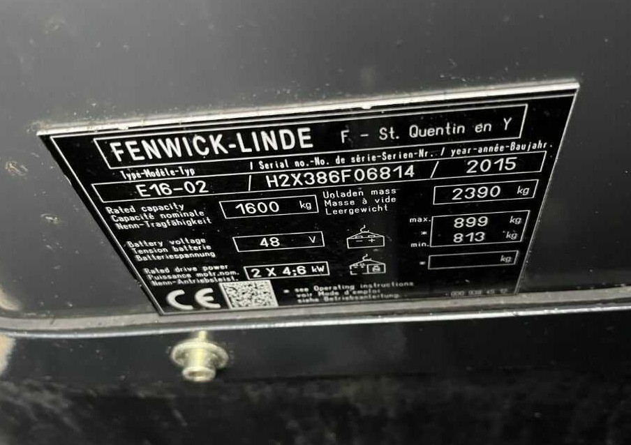 Linde E16-02 - Electric forklift: picture 2 Linde E16-02 - Electric forklift: picture 2