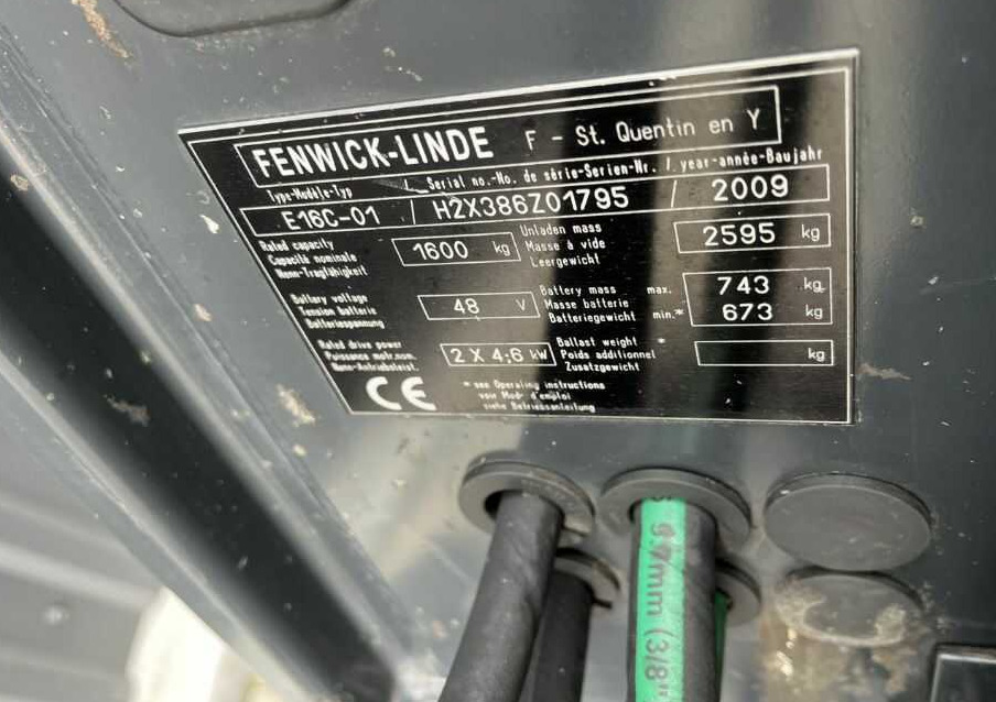 Linde E16C-01 - Electric forklift: picture 4 Linde E16C-01 - Electric forklift: picture 4
