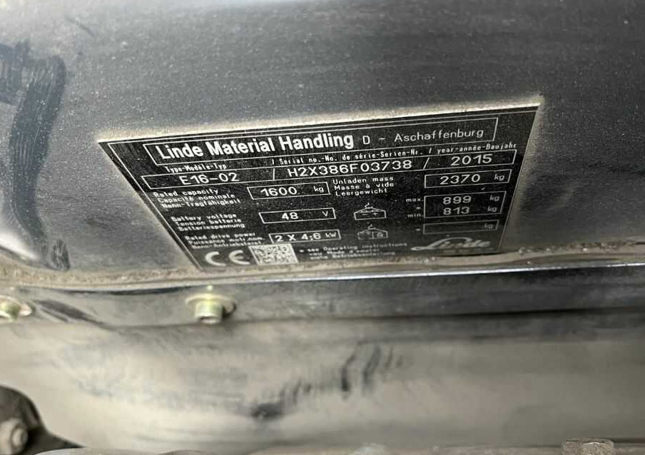 Linde E16C-02 - Electric forklift: picture 4 Linde E16C-02 - Electric forklift: picture 4