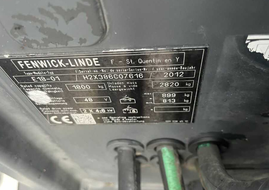 Linde E18-01 - Electric forklift: picture 4 Linde E18-01 - Electric forklift: picture 4