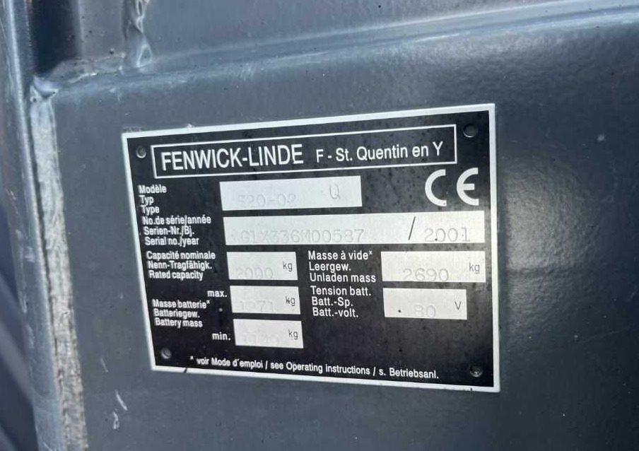 Linde E20-02 - Electric forklift: picture 4 Linde E20-02 - Electric forklift: picture 4