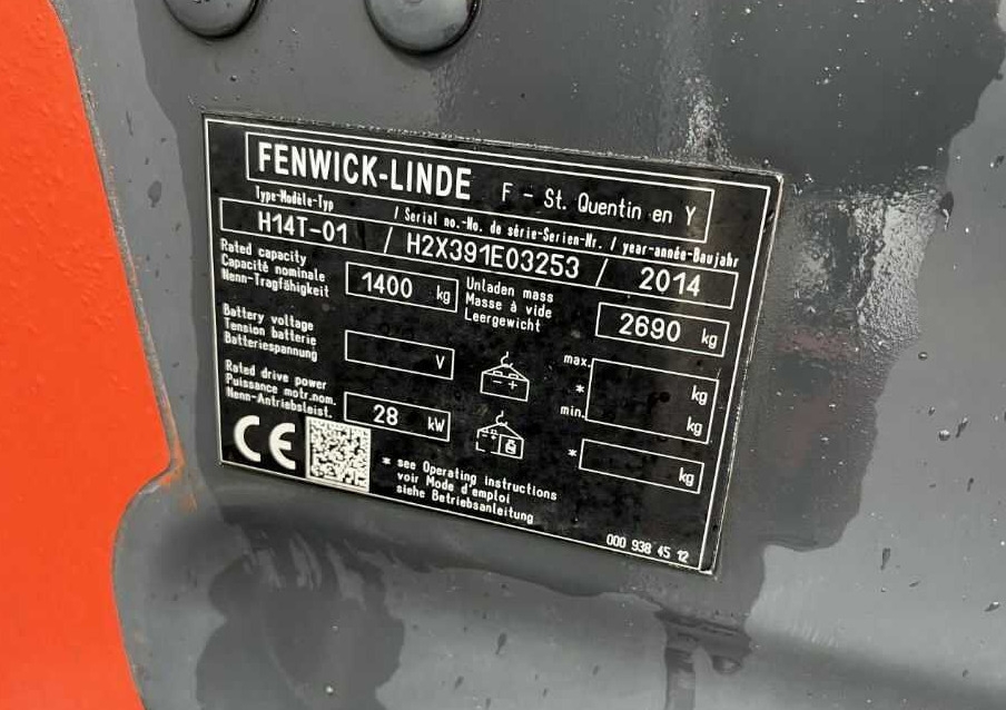Linde H14T-01 - LPG forklift: picture 4 Linde H14T-01 - LPG forklift: picture 4