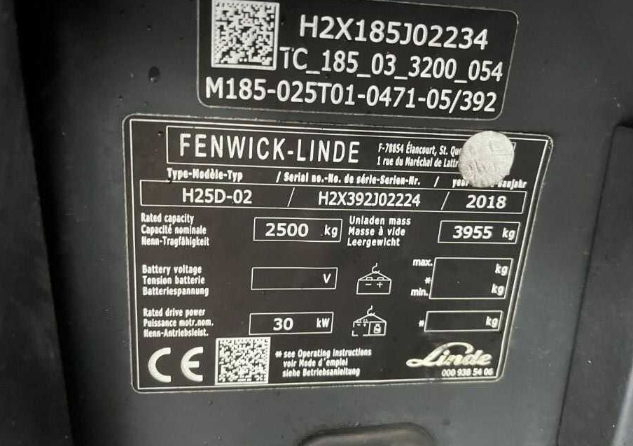 Linde H25D-02 - Diesel forklift: picture 4 Linde H25D-02 - Diesel forklift: picture 4