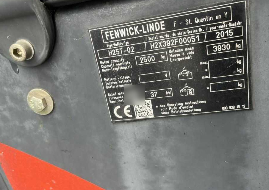 Linde H25T-02 - LPG forklift: picture 4 Linde H25T-02 - LPG forklift: picture 4