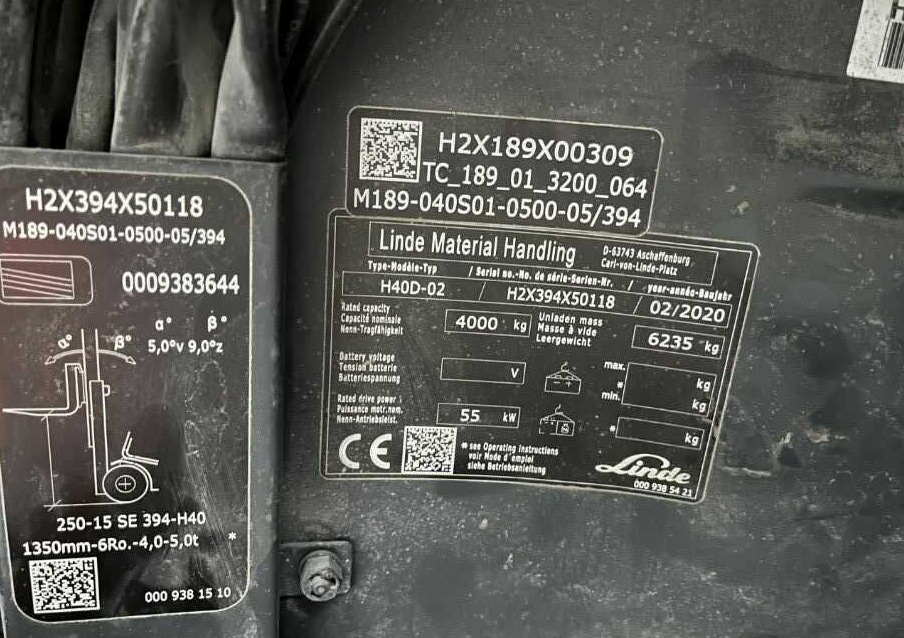 Linde H40D-02 - Diesel forklift: picture 4 Linde H40D-02 - Diesel forklift: picture 4