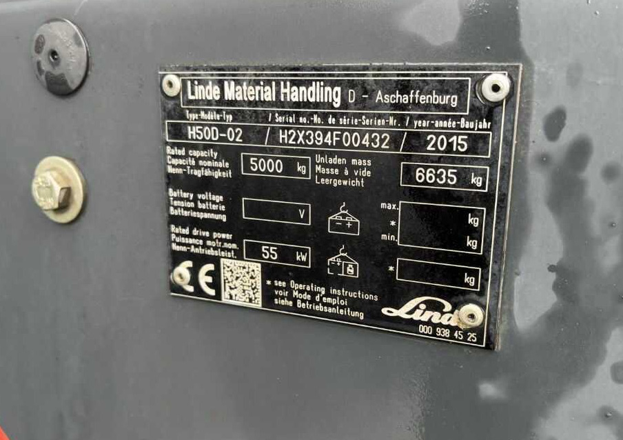 Linde H50D-02 - Diesel forklift: picture 4 Linde H50D-02 - Diesel forklift: picture 4