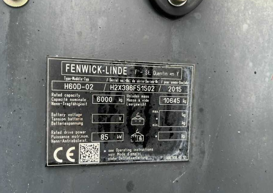 Linde H60D-02 - Diesel forklift: picture 4 Linde H60D-02 - Diesel forklift: picture 4