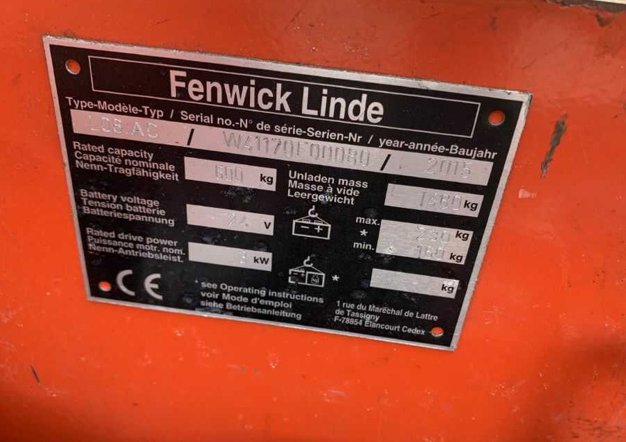 Linde L06AC - Stacker: picture 4 Linde L06AC - Stacker: picture 4
