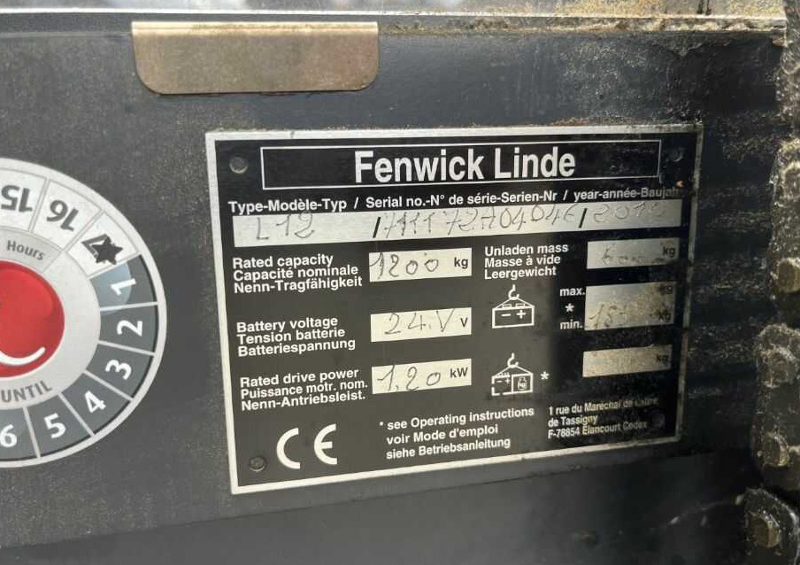 Linde L12 - Stacker: picture 4 Linde L12 - Stacker: picture 4