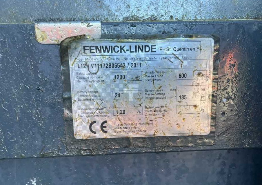 Linde L12 - Stacker: picture 4 Linde L12 - Stacker: picture 4