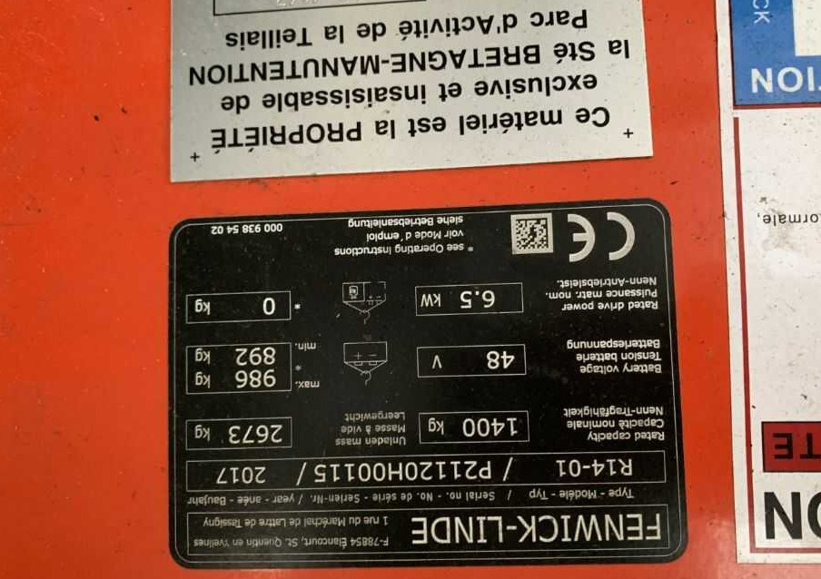 Linde R14-01 - Reach truck: picture 4 Linde R14-01 - Reach truck: picture 4