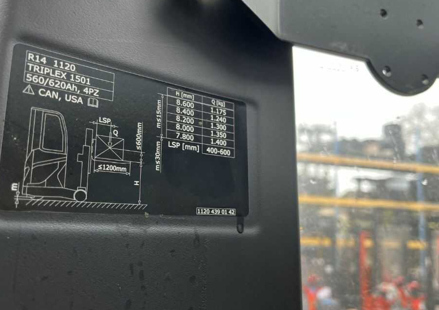 Reach truck Linde R14-01: picture 8