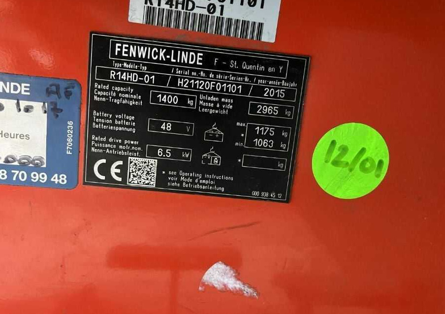 Linde R14HD-01 - Reach truck: picture 4 Linde R14HD-01 - Reach truck: picture 4