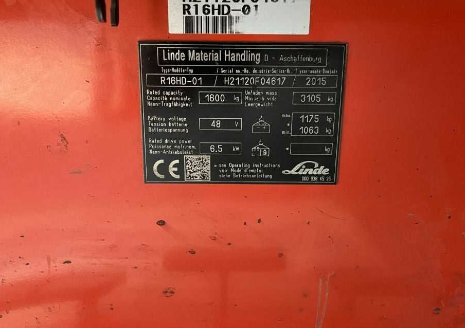 Linde R16HD-01 - Reach truck: picture 4 Linde R16HD-01 - Reach truck: picture 4