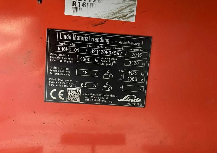Linde R16HD-01 - Reach truck: picture 4 Linde R16HD-01 - Reach truck: picture 4