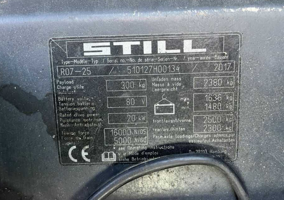 Still R07-25 - Tow tractor: picture 4 Still R07-25 - Tow tractor: picture 4