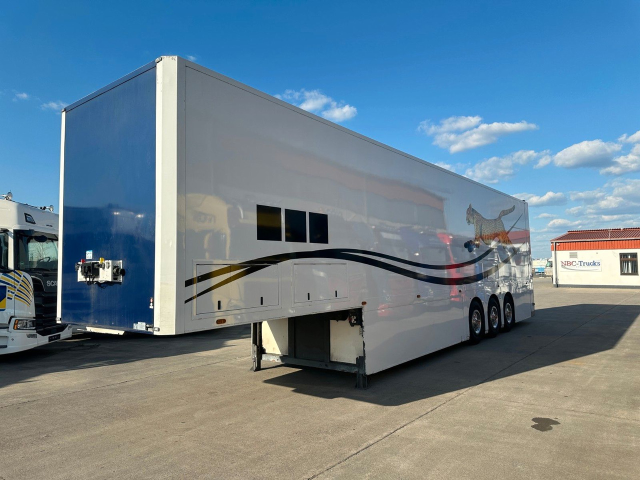 Closed box semi-trailer VAN ECK * DOUBLE-DECK * RENNSPORT * RACING *: picture 6