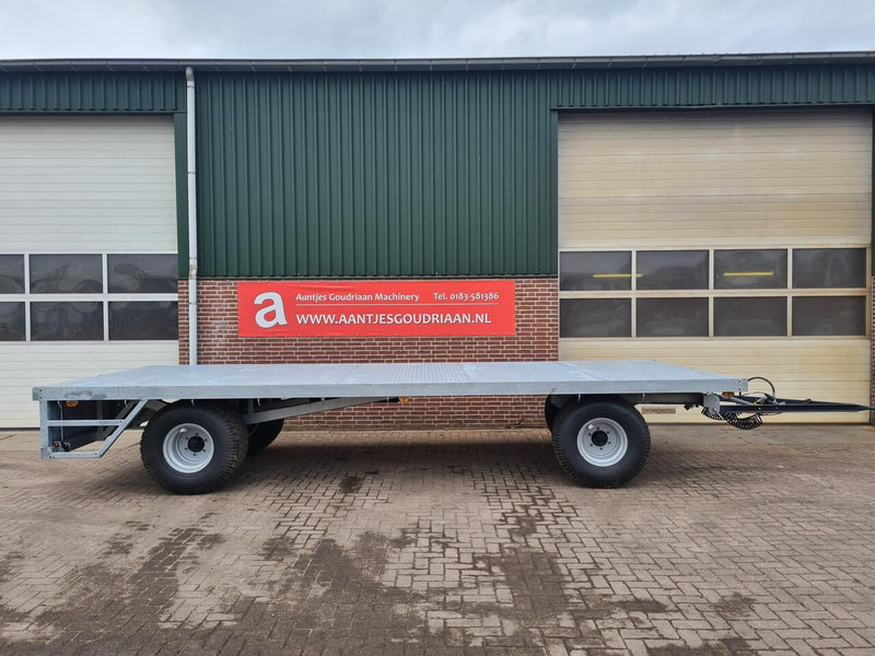 Balenwagen verzinkt - Nieuw - Dropside/ Flatbed trailer: picture 1 Balenwagen verzinkt - Nieuw - Dropside/ Flatbed trailer: picture 1