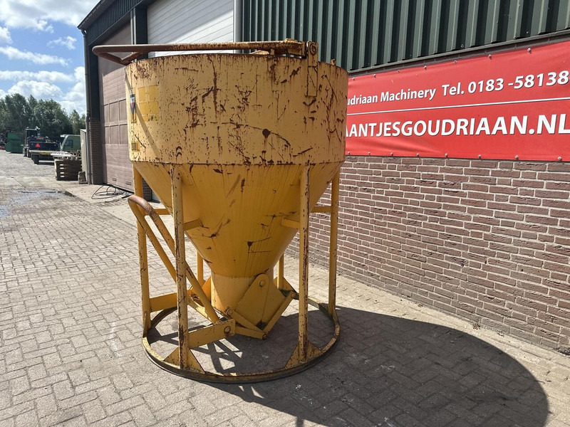 Betonstortkubel staand rond onderlosser - Gebruikt - Bucket for Construction machinery: picture 2 Betonstortkubel staand rond onderlosser - Gebruikt - Bucket for Construction machinery: picture 2