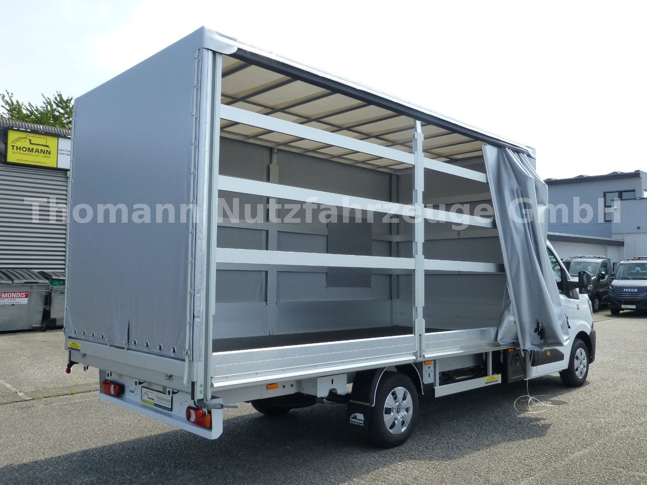 Curtain side van Renault NEW Master Pritsche Plane Vollalu: picture 6