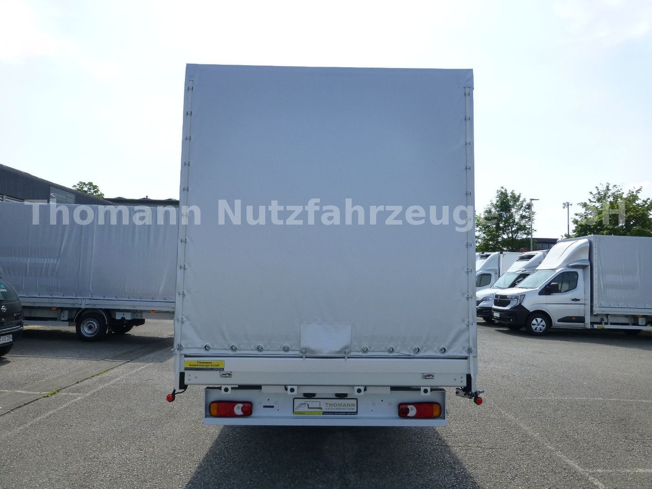Curtain side van Renault NEW Master Pritsche Plane Vollalu: picture 8