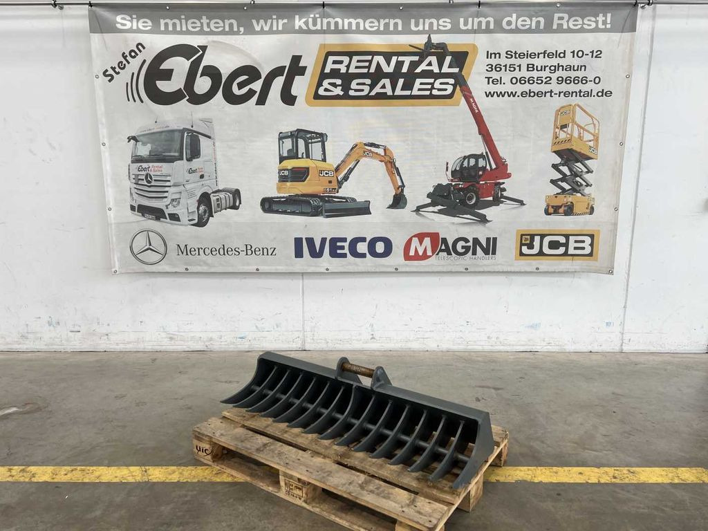 HS Schoch Reisigrechen Roderechen MS01 1.200 mm - Attachment for Construction machinery: picture 1 HS Schoch Reisigrechen Roderechen MS01 1.200 mm - Attachment for Construction machinery: picture 1