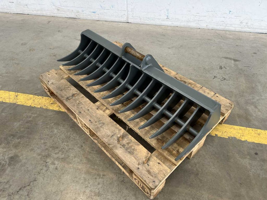 HS Schoch Reisigrechen Roderechen MS01 1.200 mm - Attachment for Construction machinery: picture 2 HS Schoch Reisigrechen Roderechen MS01 1.200 mm - Attachment for Construction machinery: picture 2
