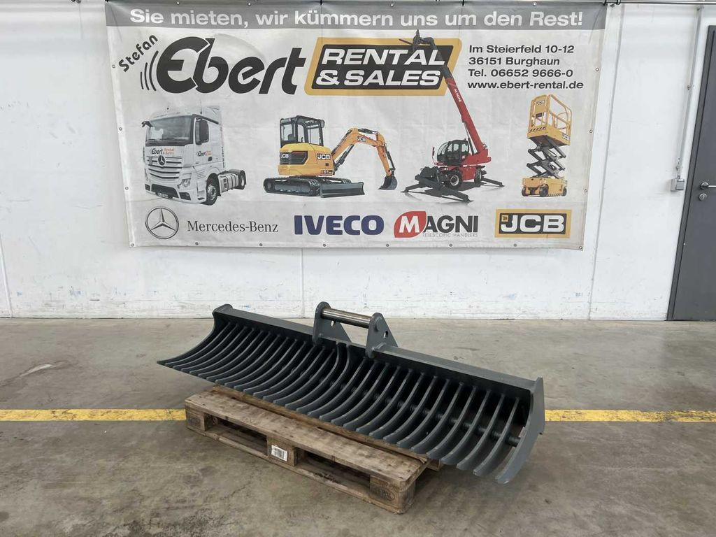 HS Schoch Reisigrechen Roderechen MS08 1.800 mm - Attachment for Construction machinery: picture 1 HS Schoch Reisigrechen Roderechen MS08 1.800 mm - Attachment for Construction machinery: picture 1