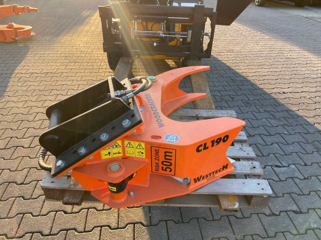 Westtech Woodcracker CL190 Fällkopf Fällgreifer Westtech Woodcracker CL190 Fällkopf Fällgreifer - Attachment for Forestry equipment: picture 2 Westtech Woodcracker CL190 Fällkopf Fällgreifer Westtech Woodcracker CL190 Fällkopf Fällgreifer - Attachment for Forestry equipment: picture 2