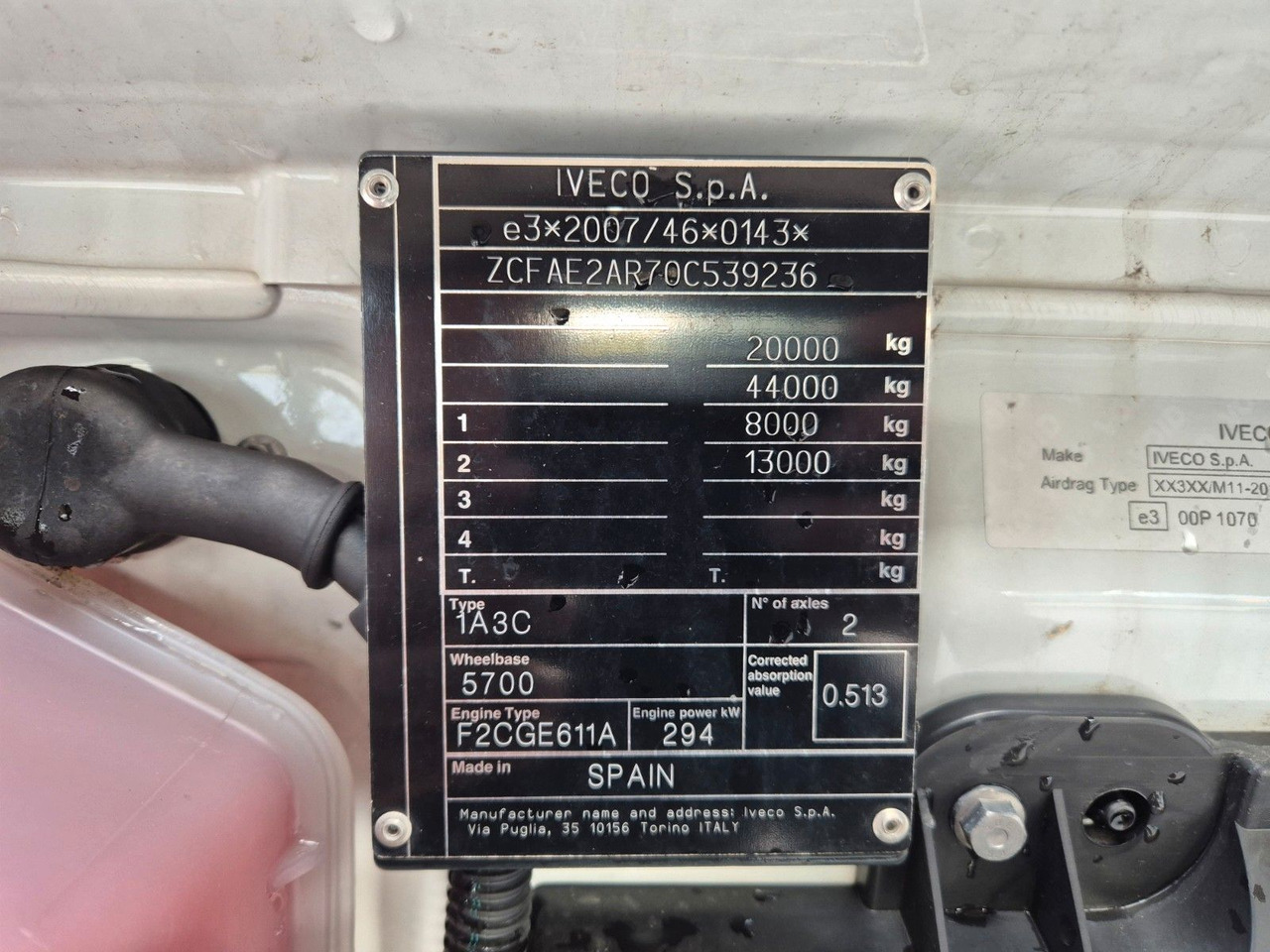 Refrigerator truck Iveco AD190S40/FP Lamberet Mitsubishi LBW Tür AHK: picture 40