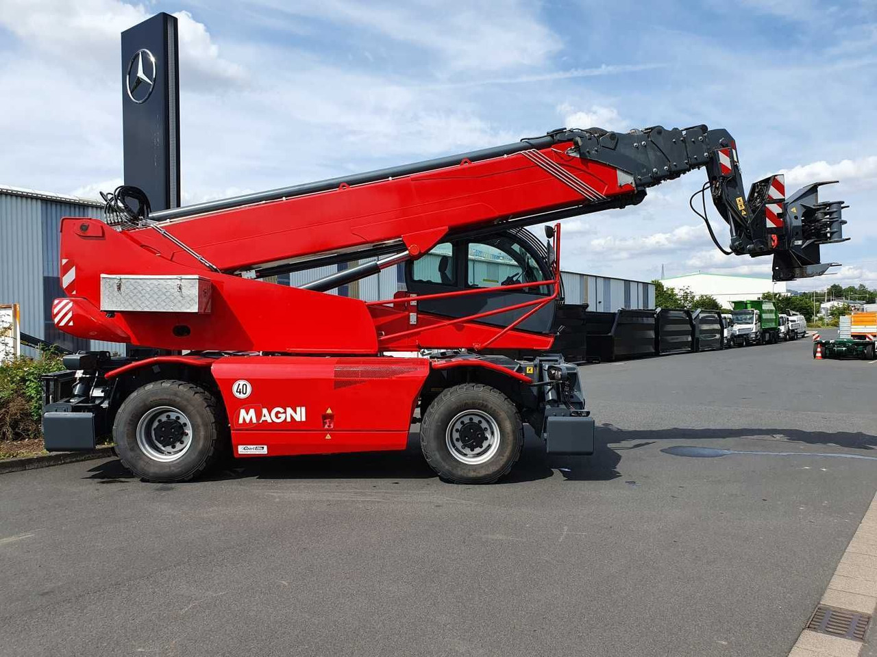 Telescopic handler Magni RTH 5.35 SH / Fällkran / nur 2.034h: picture 7