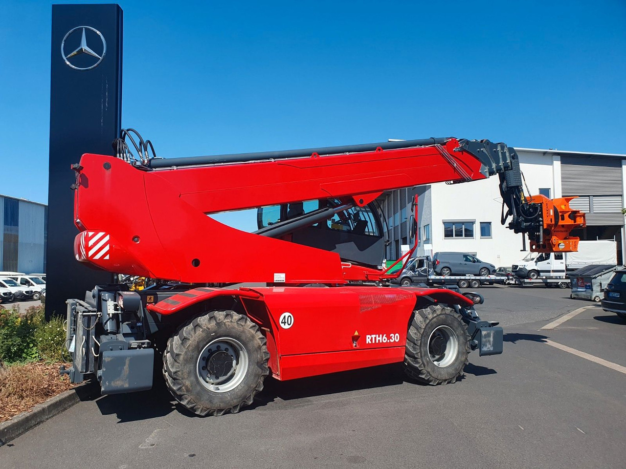 Telescopic handler Magni RTH 6.30 SH / Fällkran / nur 1.340h / 2021: picture 6 Telescopic handler Magni RTH 6.30 SH / Fällkran / nur 1.340h / 2021: picture 6