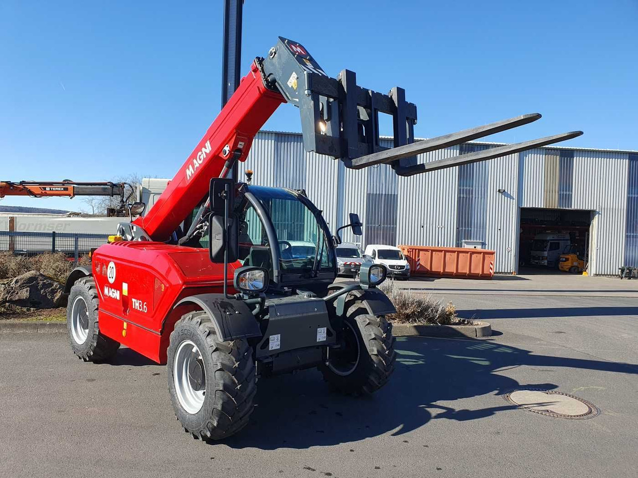Wheel loader Magni TH 3.6-D5/D / 3to - 5,8m / 75PS: picture 9