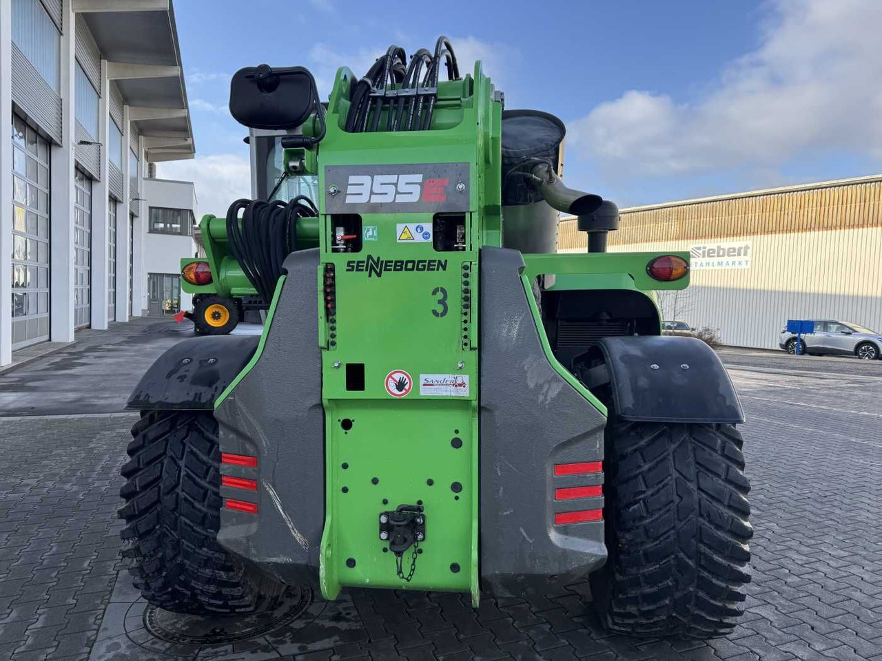 Sennebogen 355 E / Greifschaufel / nur 998h! - Telescopic handler: picture 3 Sennebogen 355 E / Greifschaufel / nur 998h! - Telescopic handler: picture 3