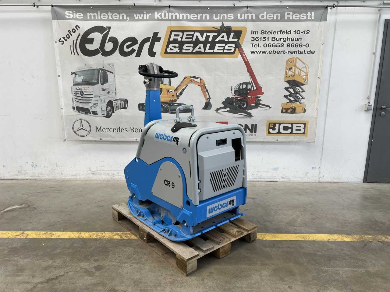 Weber CR 9 Hatz-Diesel / 736kg / E-Start / DEMO - Vibratory plate: picture 1 Weber CR 9 Hatz-Diesel / 736kg / E-Start / DEMO - Vibratory plate: picture 1