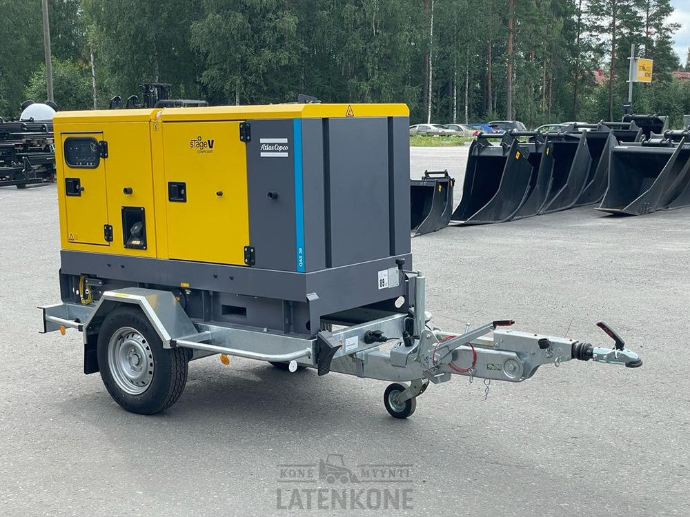 Atlas Copco QAS 30 50 Hz Generaattori StageV vetovarustuksella - Generator set: picture 3 Atlas Copco QAS 30 50 Hz Generaattori StageV vetovarustuksella - Generator set: picture 3